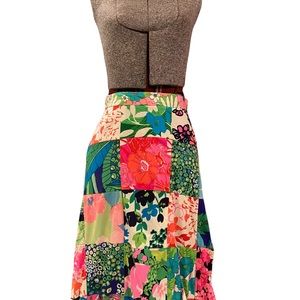 Hippie Patch Maxi Skirt 60’s/70’s